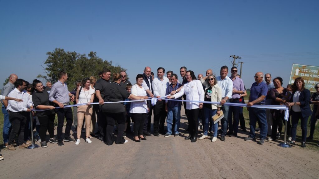 PEROTTI INAUGURÓ EL CAMINO DE LA RURALIDAD DEL DISTRITO BARROS PAZOS DE RECONQUISTA