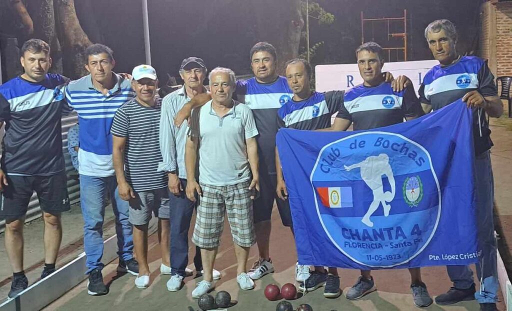 EL CLUB CHANTA 4 SE CONSAGRO CAMPEON TRAS 12 AÑOS SIN PARTICIPAR EN TORNEOS DE BOCHAS