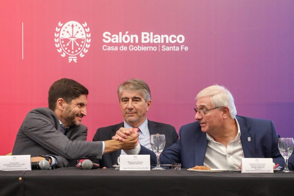 PULLARO ENCABEZO LA PRIMERA REUNION DEL COMITE ORGANIZADOR LOCAL DE LOS JUEGOS ODESUR 2026