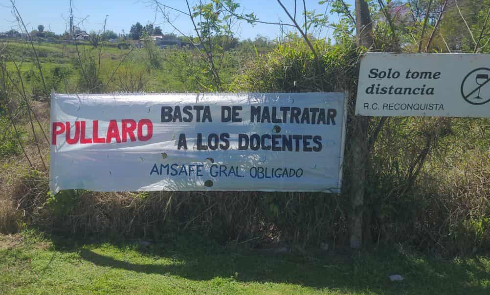 INDIGNACIÓN DOCENTE EN EL NORTE SANTAFESINO: “EN ESTO SE GASTA AMSAFE LA PLATA NUESTRO APORTE AL GREMIO”